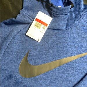 Nike Blue Hoodie with Logo